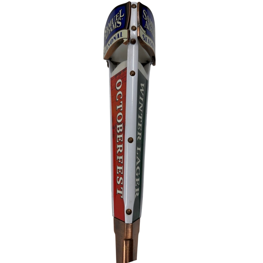 Samuel Adams Seasonal Beer Tap Handle OctoberFest Winter Lager Multi-Sided Bar